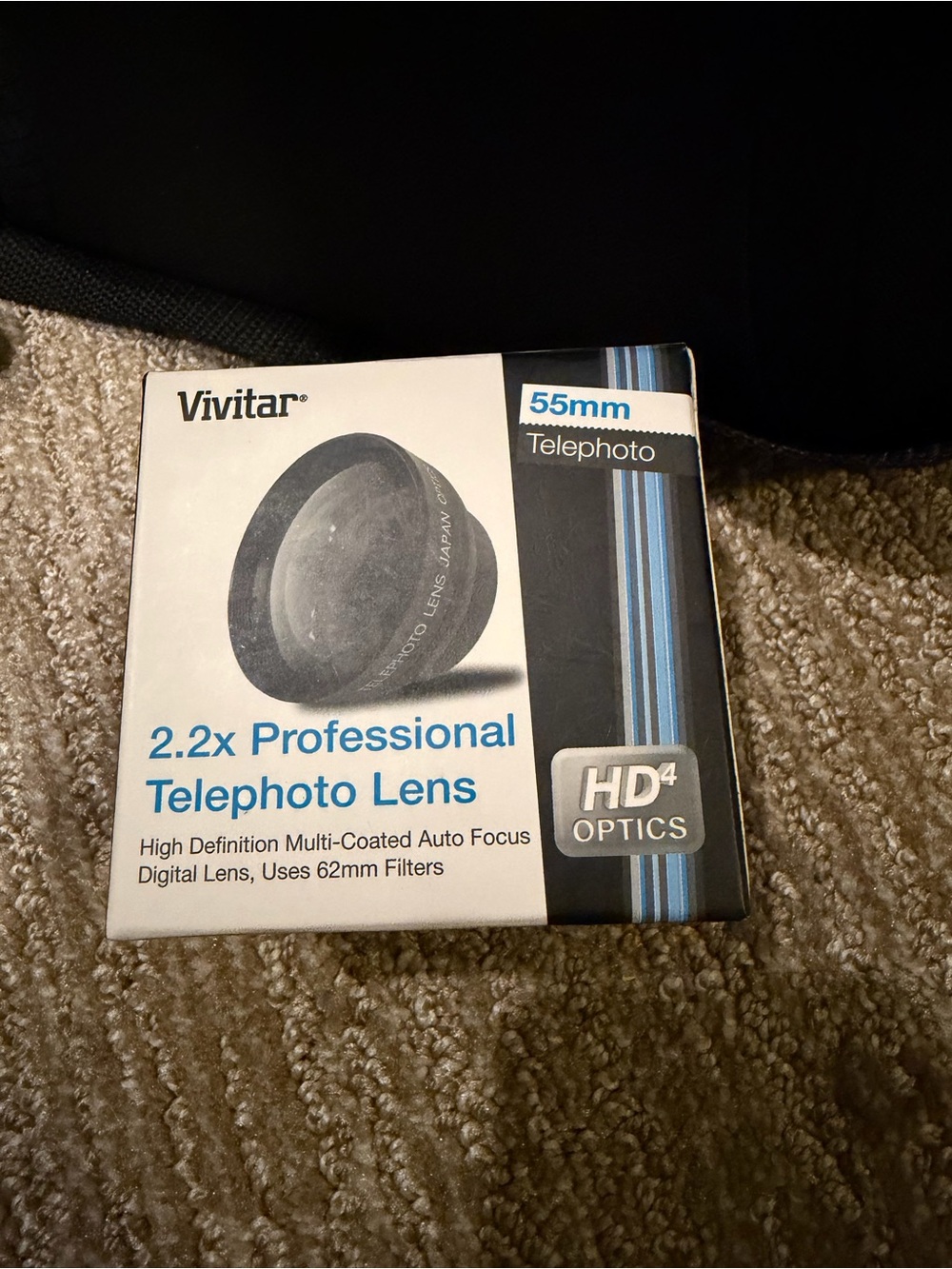 Vivitar 55mm 2.2x Professional Telephoto Lens - Black